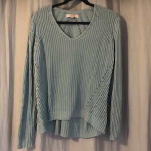 LOFT Knit V-neck sweater- Size Medium
